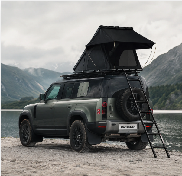 2 Man Triangular Aluminum Hard Shell Rooftop Tent